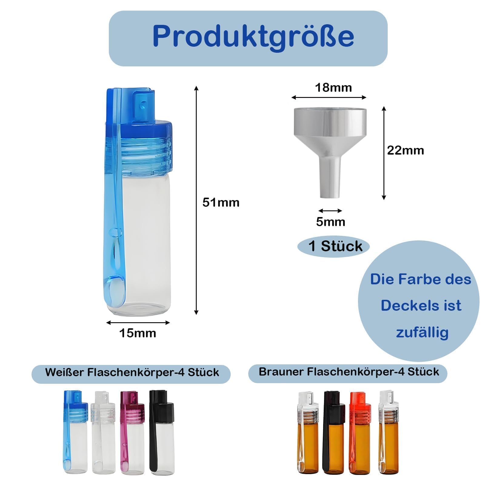 9 sztuk 51 mm zestaw miarek do porcji proszku, mini łyżka w proszku solniczka mini przyprawy kemping do soli przypraw wodoodporny dozownik do soli pieprzowej wodoodporny dozownik