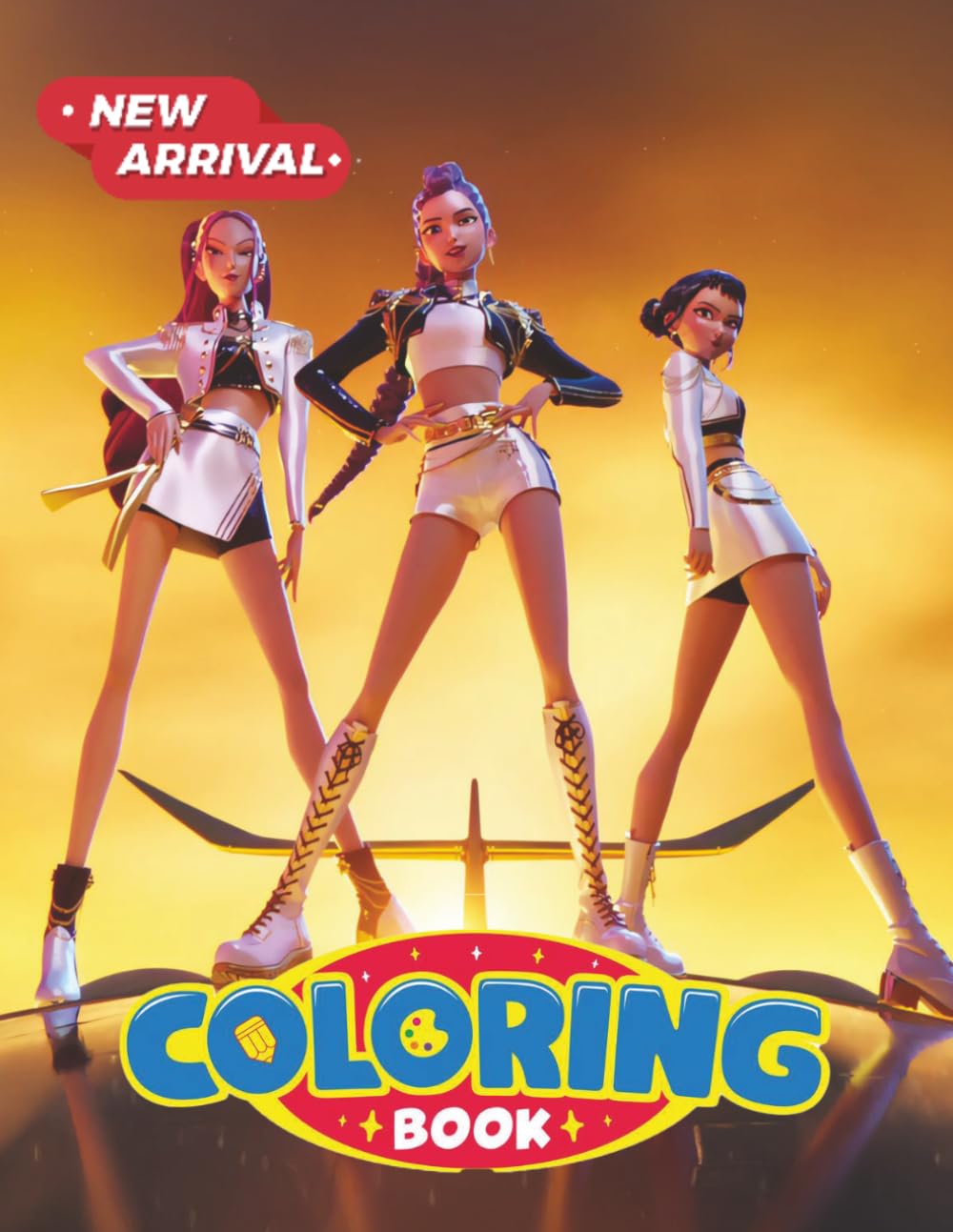 Coloring Book - 55 pages: Fashion Coloring Book for Kids, Tweens, Teens, & Adults
