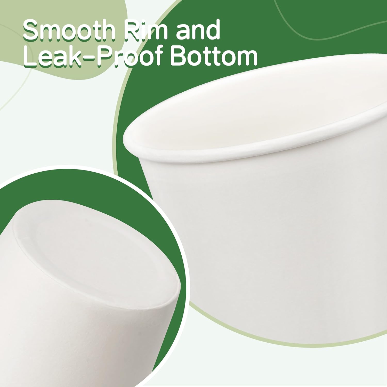 300 Pack 3 oz Bathroom Paper Cups, Small Coffee Cups, Disposable Mini Mouthwash Cups, Suitable for Bathroom, Market, Shops, Party, Picnic, Travel, and Events