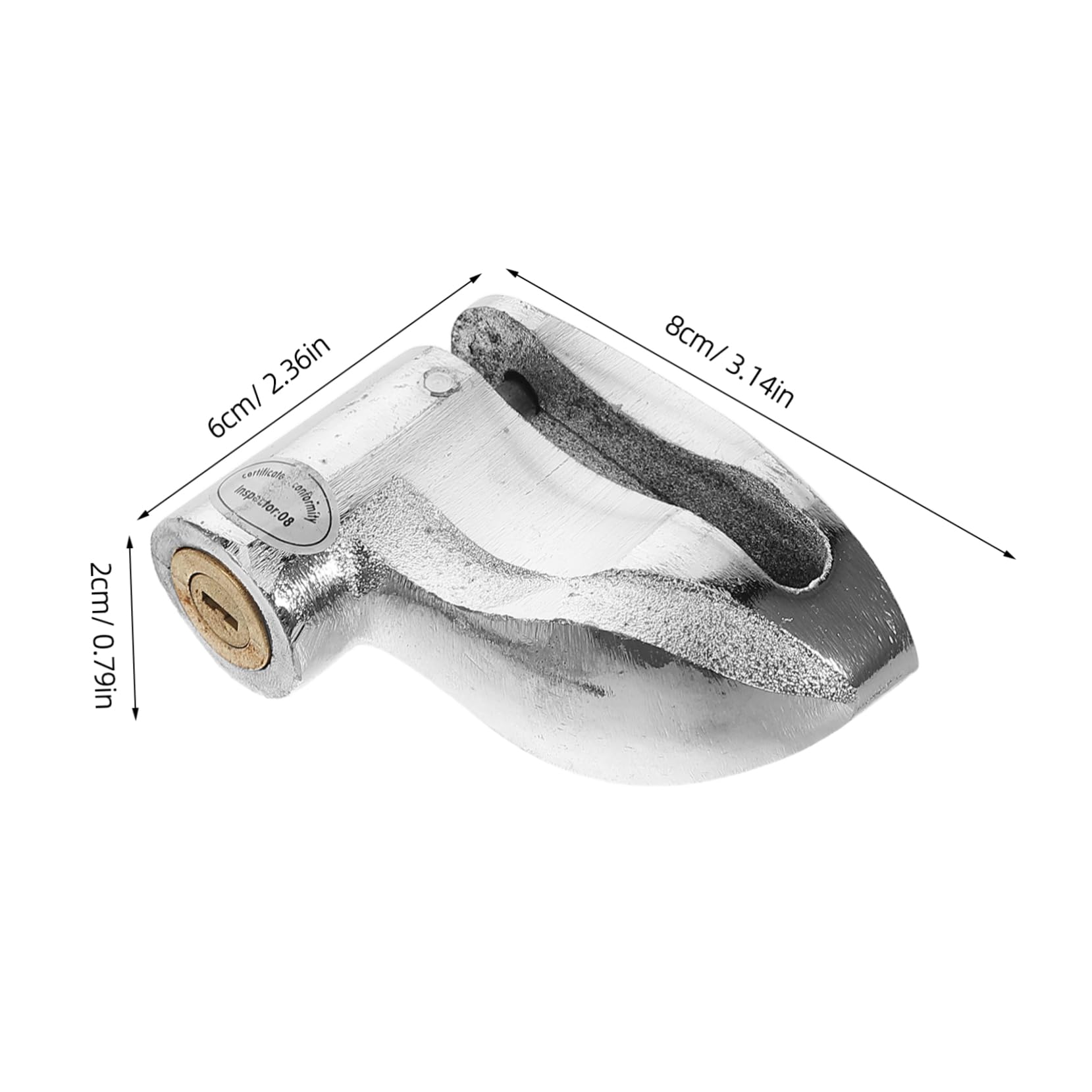 Happyyami Motorcycle Disc Brake Lock with Keys Anti Theft Scooter Wheel Lock Safety Disc Lock Bikes Disc Brake Padlock for Universal Motorcycle Dirt Bikes Scooter