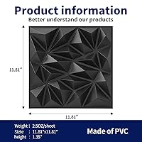 Vista 3 de Art3dwallpanels - Juego de 33 paneles de pared 3D para decoración de pared interior, paneles de pared texturizados de PVC, paneles de pared modernos