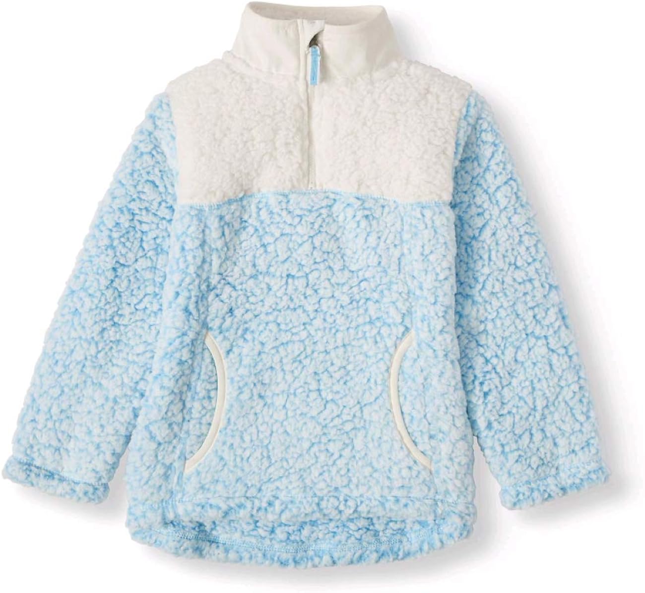 sherpa pullover blue