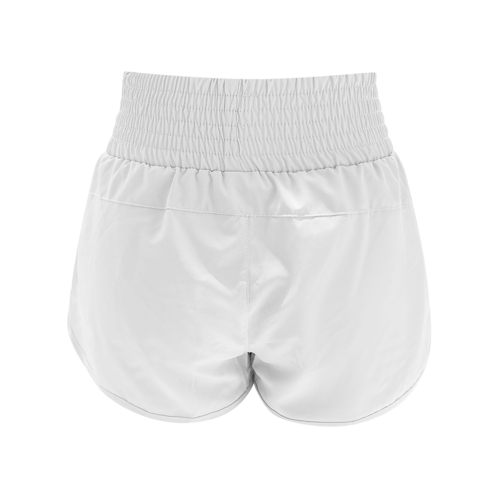 Kurze Hose Damen, 2 In 1 Laufshorts Running Shorts Beiläufige Elastisch Kurze Hosen Mit Taschen Workout Sportrock Elastischer Bund Mit Innenfutter Hose Fitness Yoga Jogging Training Sporthose