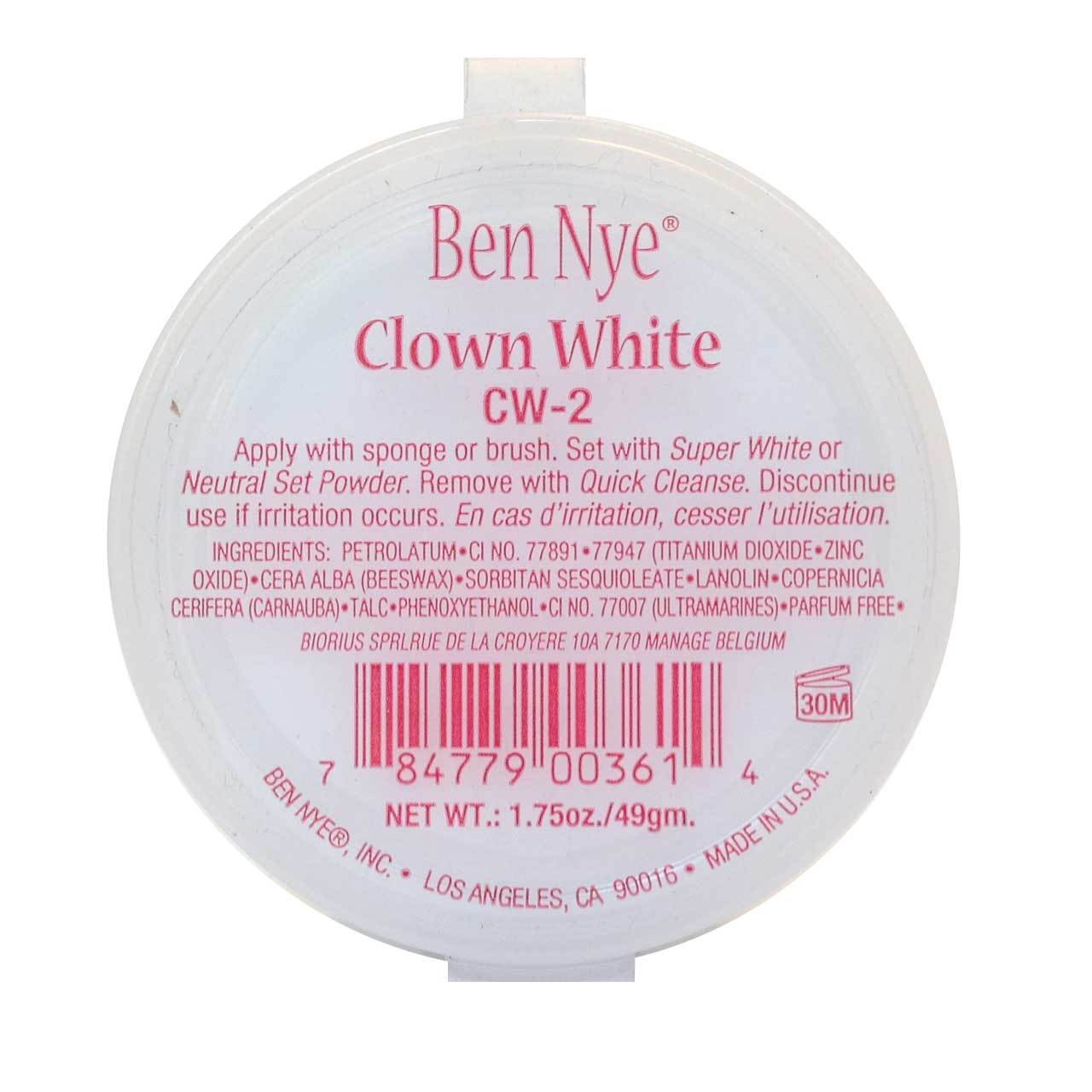 Ben Nye Clown White, 1.75oz