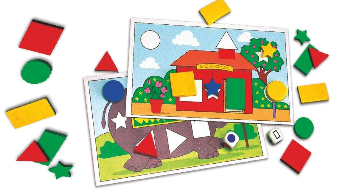 Creative Educational Pre-School Fun with Shapes and Colours