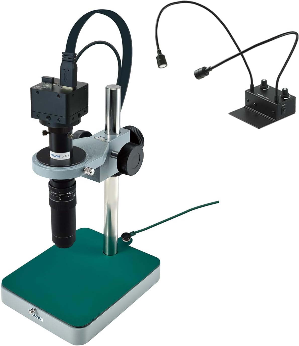 Hozan L-KIT1138 Microscope (for Monitors) Magnification, 95-570x, Spot Lighting