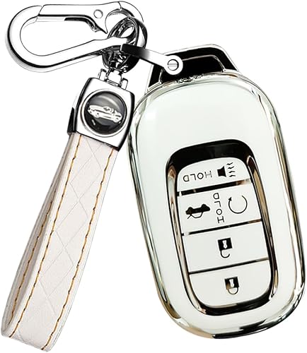 Miniatura 10 de ontto Funda para llavero de 5 botones para llave inteligente Honda 2022 2023, funda suave y duradera de TPU para llave de automóvil Civic Accord