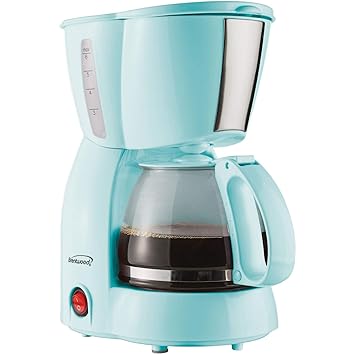 Brentwood TS-213BL 4 Cup Coffee Maker, Blue