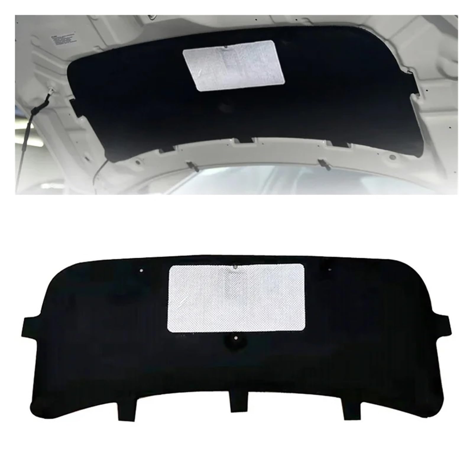 Dlkaddkgf One Color Car Front Engine Hood Sound Heat Insulation Cotton Compatible For Honda Civic 10Th Gen Fc Fk 2016-2020