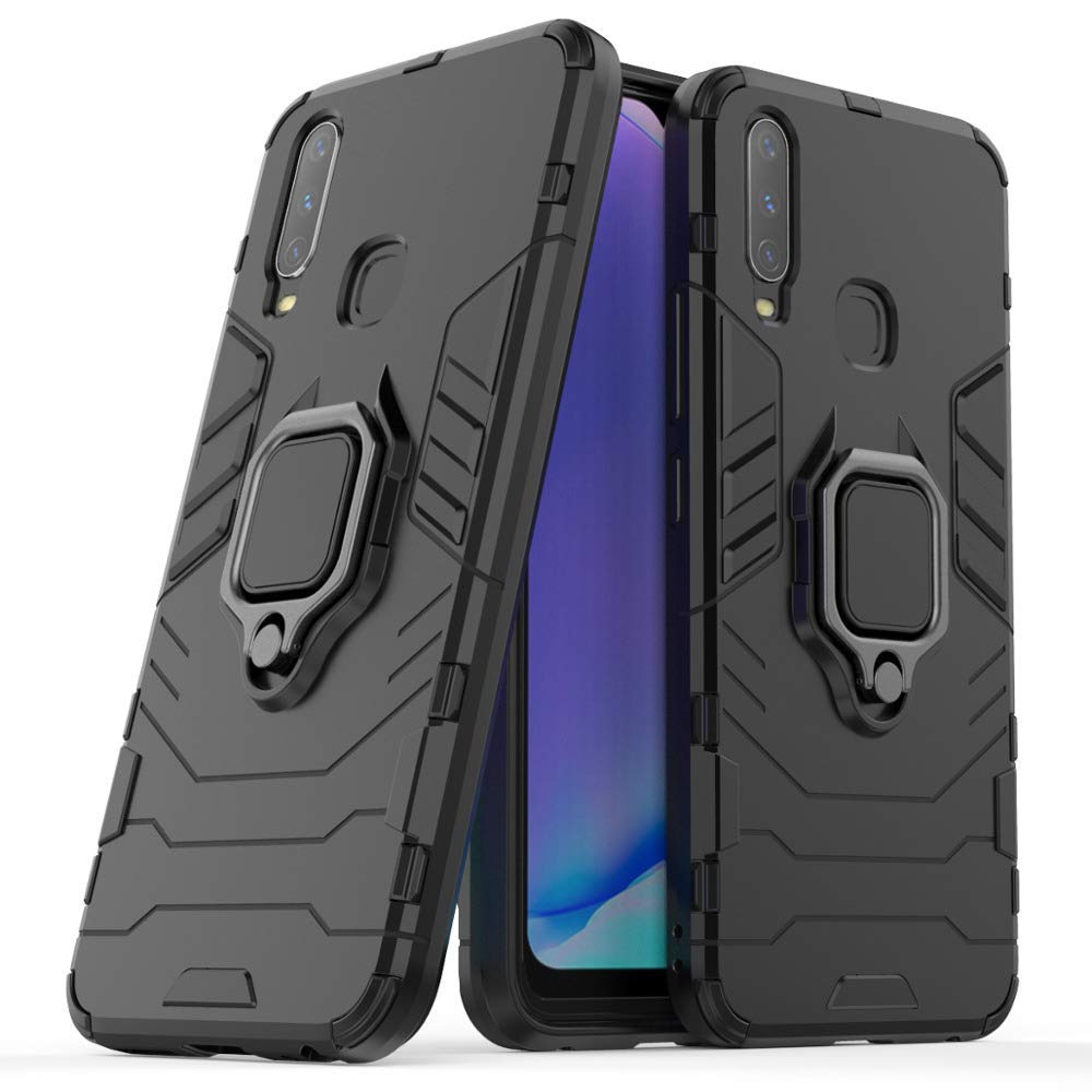 Designerz Hub® Honor 20i Case Back Cover Dual Layer Armor Defender Full Body Protective + PC Hybrid Kickstand Back Case Cover Designed for Honor 20i (B07T7FTYRP) Amazon Price History, Amazon Price Tracker