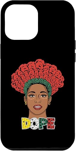 iPhone 14 Pro Max Dope Afro African American Black Pride - Black History Month Case