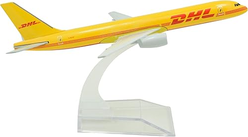 Miniatura 3 de TANG DYNASTY 1:400 6.3 in B757 DHL Kargo Airlines Metal Avión Modelo Avión Modelo Avión Juguete
