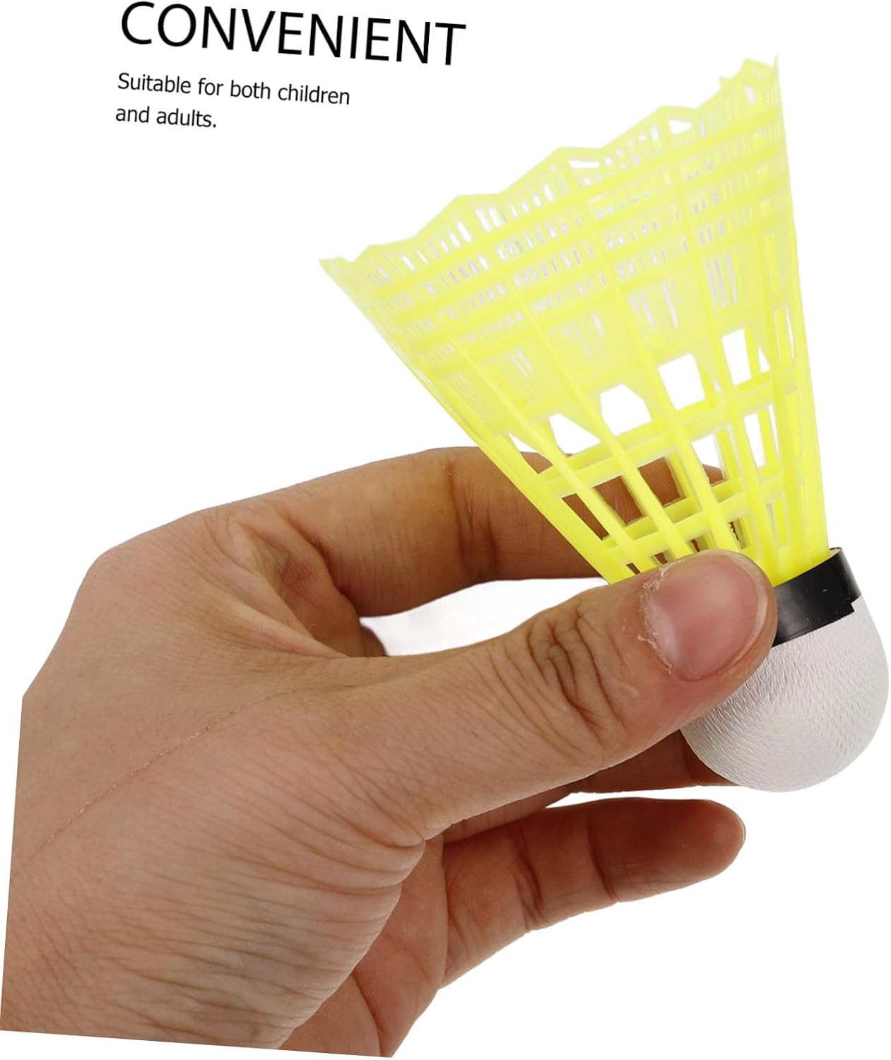 Unique Badminton Training Aid Rebound Trainer Elastic Shuttlecock for Ages Skill Levels