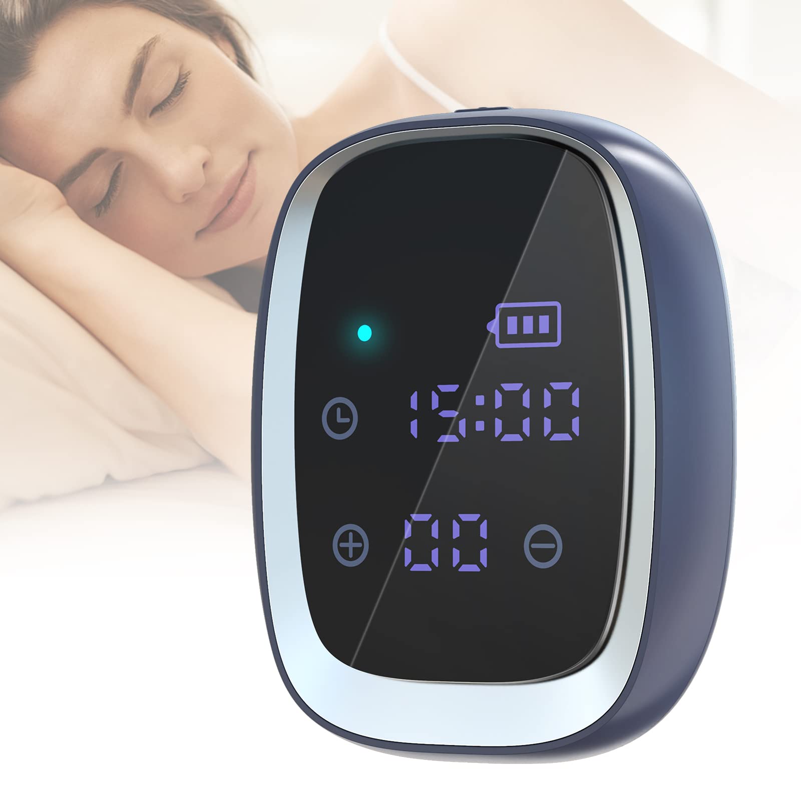 KTS Dispositivo Avanzato per Aiutare il Sonno, Stimolazione Microcorrente a Bassa Frequenza e Aiuto Ipnotico Pulsato per il Sonno per Adulti con Ansia, Emicrania e Vertigini per Raggiungere un Sonno