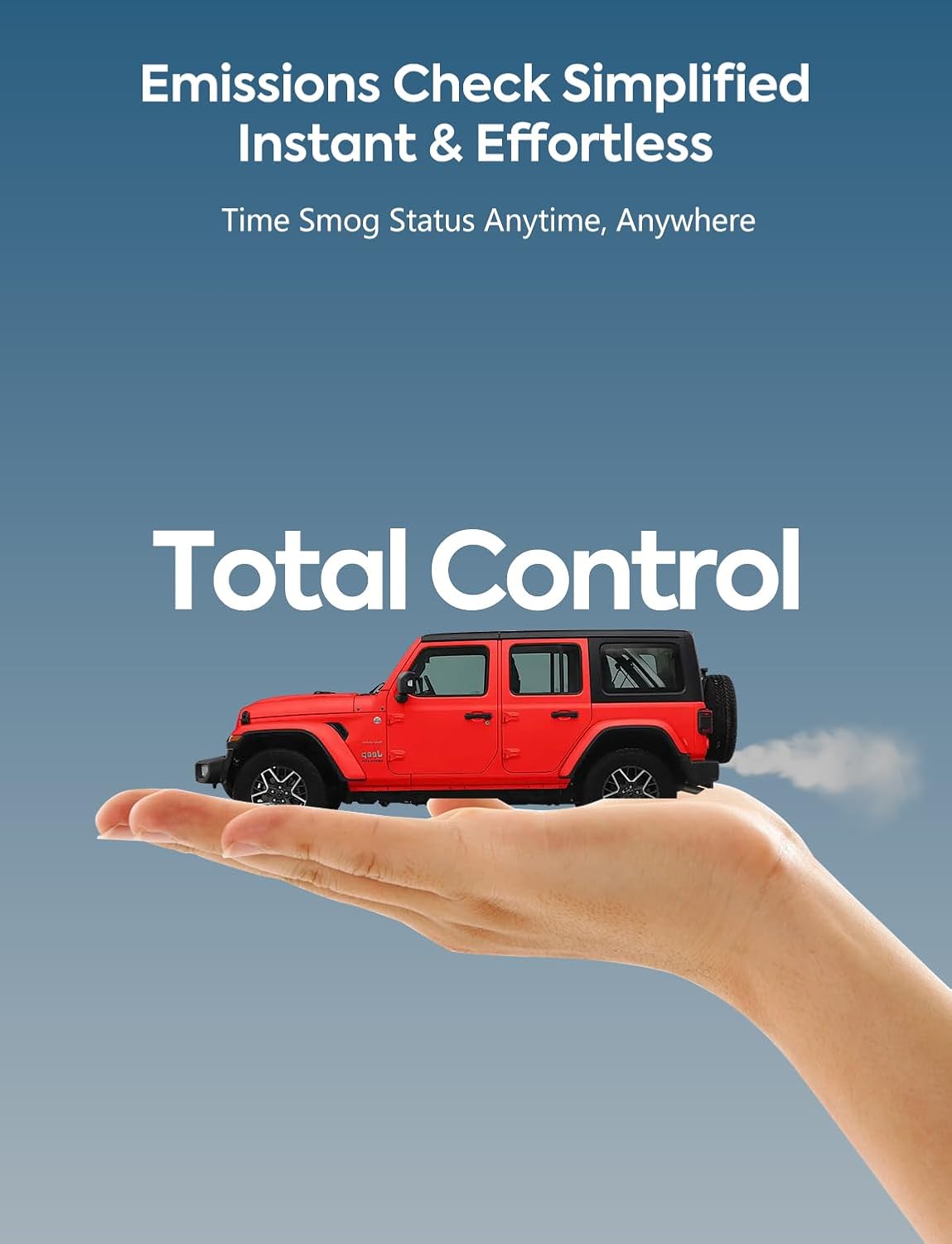 2026 Bluetooth OBD2 Scanner for iPhone & Android - AI Powered Wireless Car Diagnostic Scan Tool, Check Engine Code Reader with Real-Time Data, No Subscription Fee for All Cars and Trucks 1996+