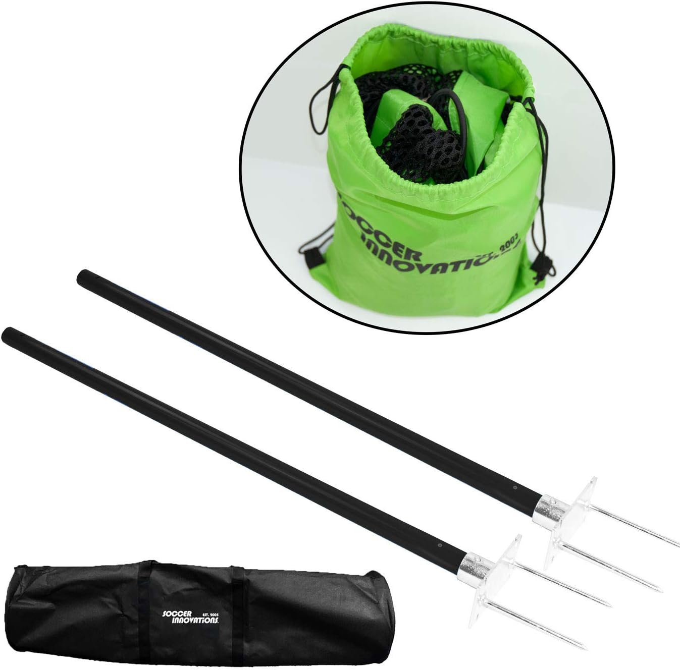 Soccer Innovations Soccer Skills Tennis Net, Green, 3'x10'