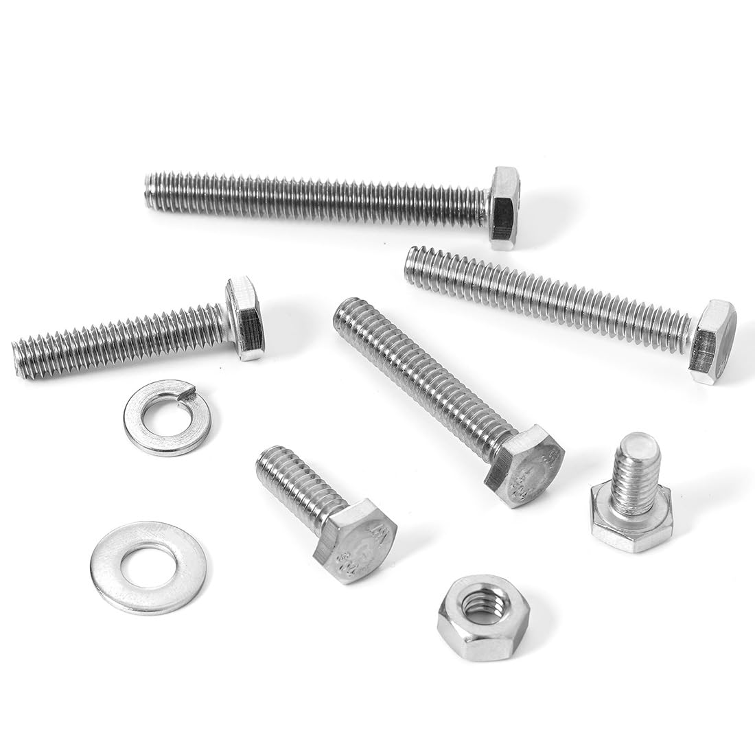 1/4-20 Hex Bolt Assortment Kit - 280 Piece -7