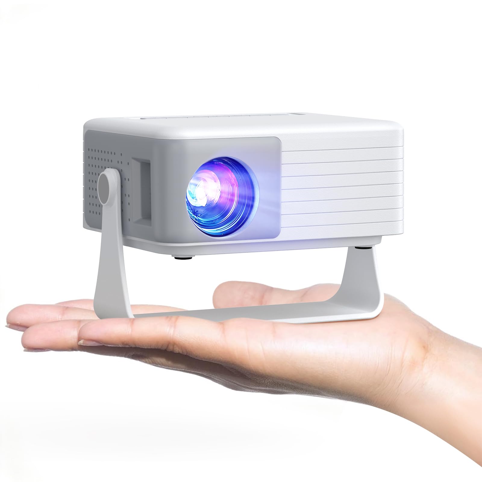 AKIYO Mini Projector, Portable Video Projector O1, USB, Outdoor,White-image-48