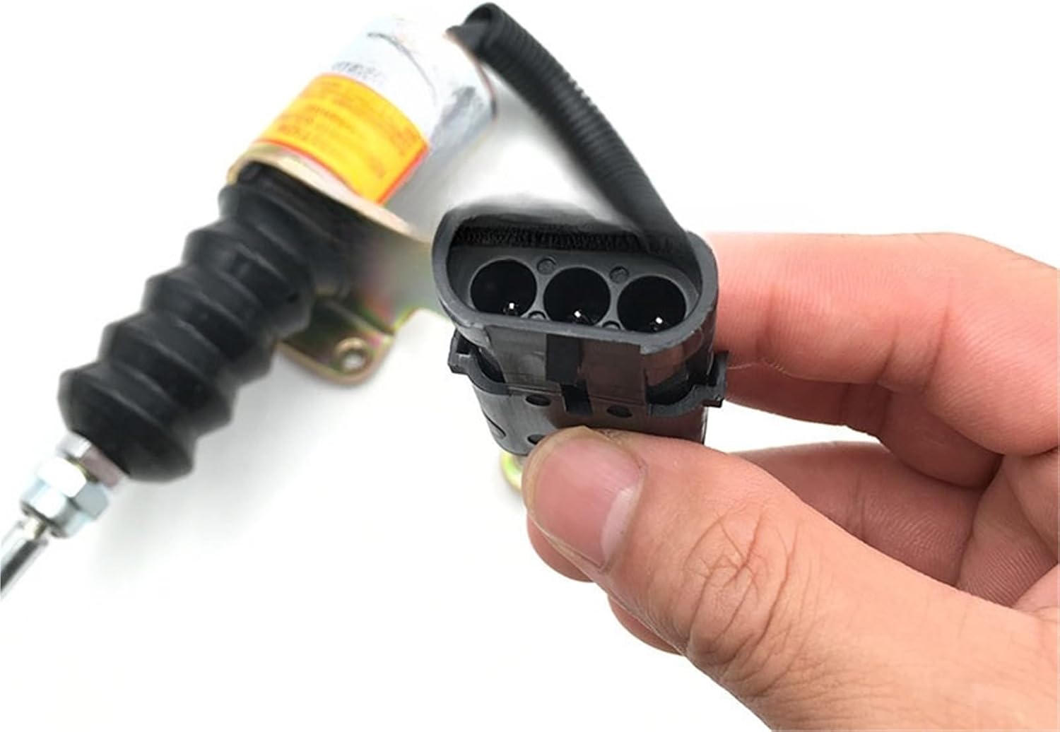 1PCS Suitable For Yc85-8 Flameout Solenoid Valve Engine Flameout Switch Flameout Oil Cut-off Solenoid Valve Excavator