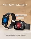 TOOBUR Smart Watch for Men Women, Answer/Make Calls, Fitness Tracker Watch, Step/Sleep/Heart Rate Tracker, IP68 Waterproof, Smartwatch Compatible Android Phone and iOS Phone, Black