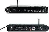 Amplificador de Som Profissional Slim 3800 HDMI APP Bivolt Bluetooth USB Rádio FM Entrada Microfone Frahm - 32168
