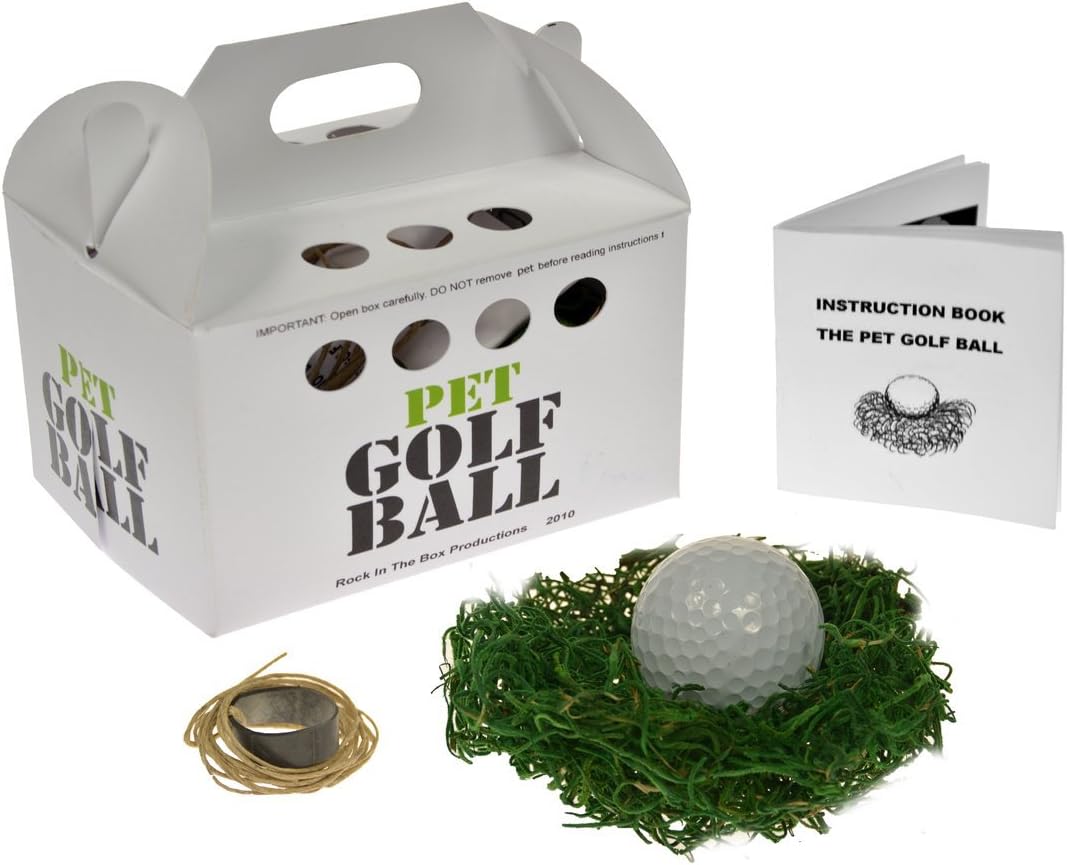 The Pet Golf Ball with Walking Leash Silly Golf Gag Gift