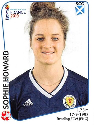 Miniatura 1 de 2019 Panini FIFA Women's World Cup France Album Stickers (Individual Sticker Only) Soccer #276 Sophie Howard Scotland 2 Inch by 2 12 Inch