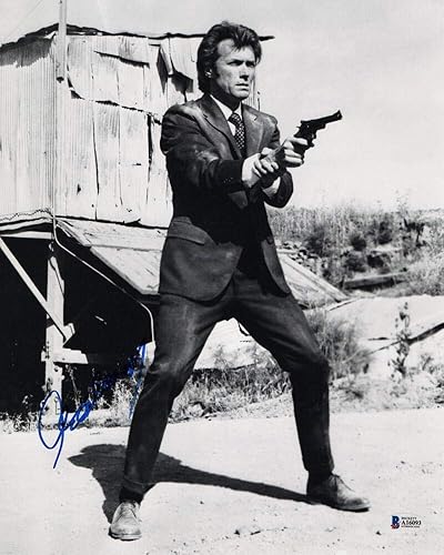 CLINT EASTWOOD SIGNED AUTOGRAPH 11x14 PHOTO I - BECKETT AUTHENTICATED - SERGIO LEONE, SCOTT, HARRY CALLAHAN, DIRTY HARRY, MAGNUM FORCE, THE