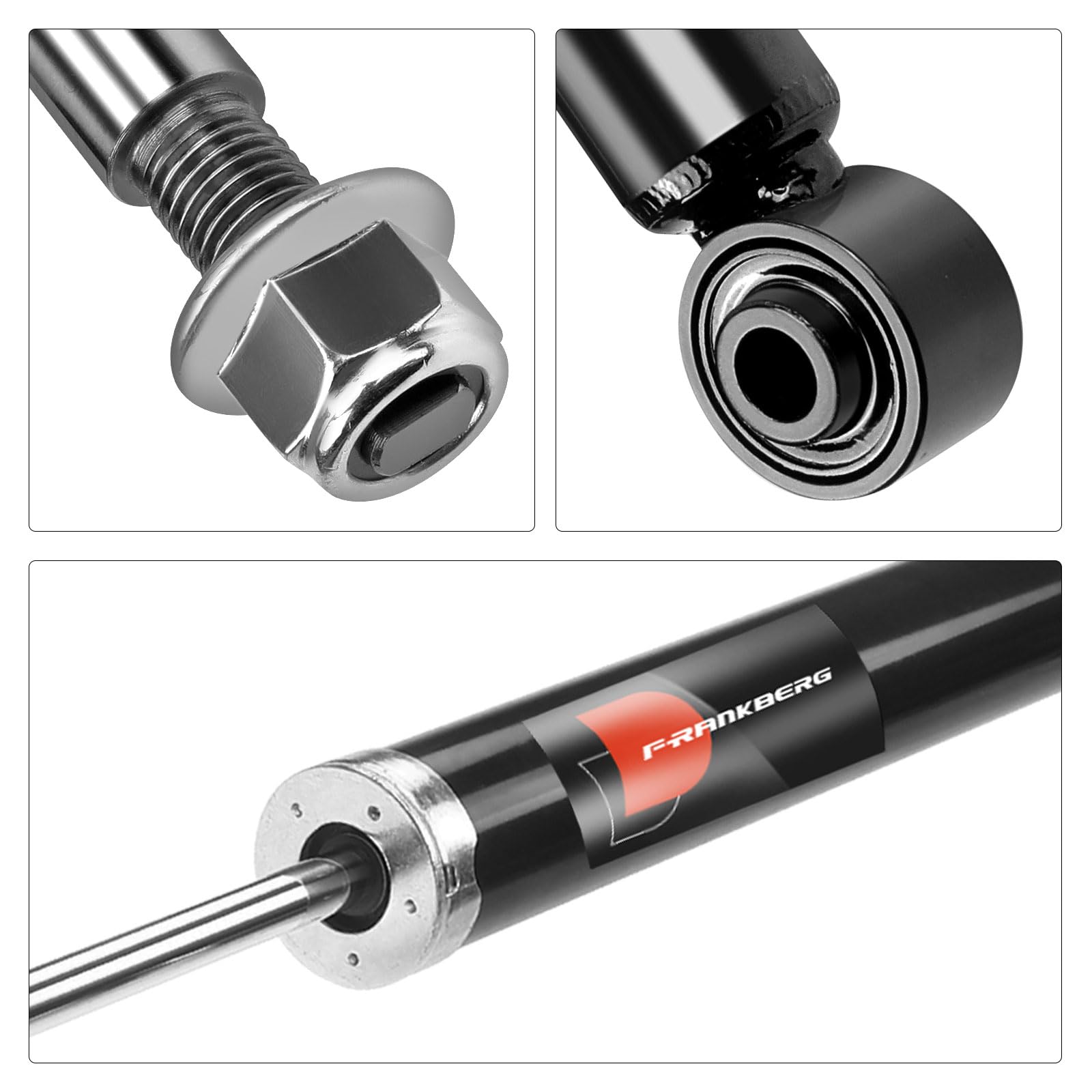 Frankberg 2x Presión del gas del amortiguador Eje Trasero Compatible con C4 II B7 NC 2009-2022 307 3A/C 2000-2014 307 3E 3H 2002-2009 307 3B 2003-2014 308 SW I 4E 4H 2007-2014