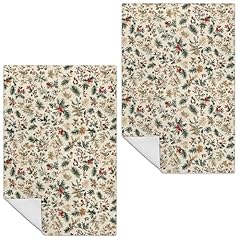 Dark Floral Towels-j