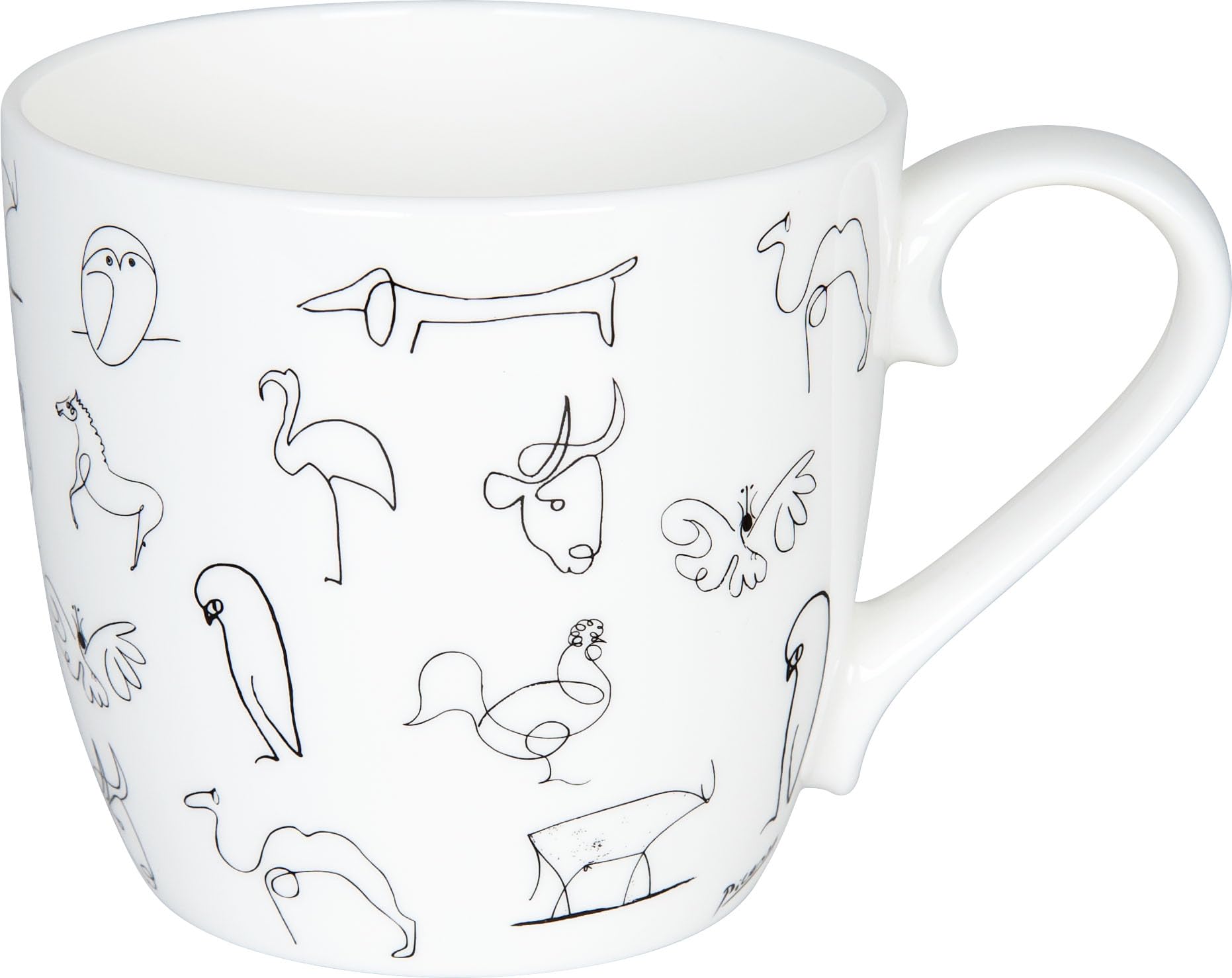Konitz Schwarz Könitz Picasso Mug - Animals