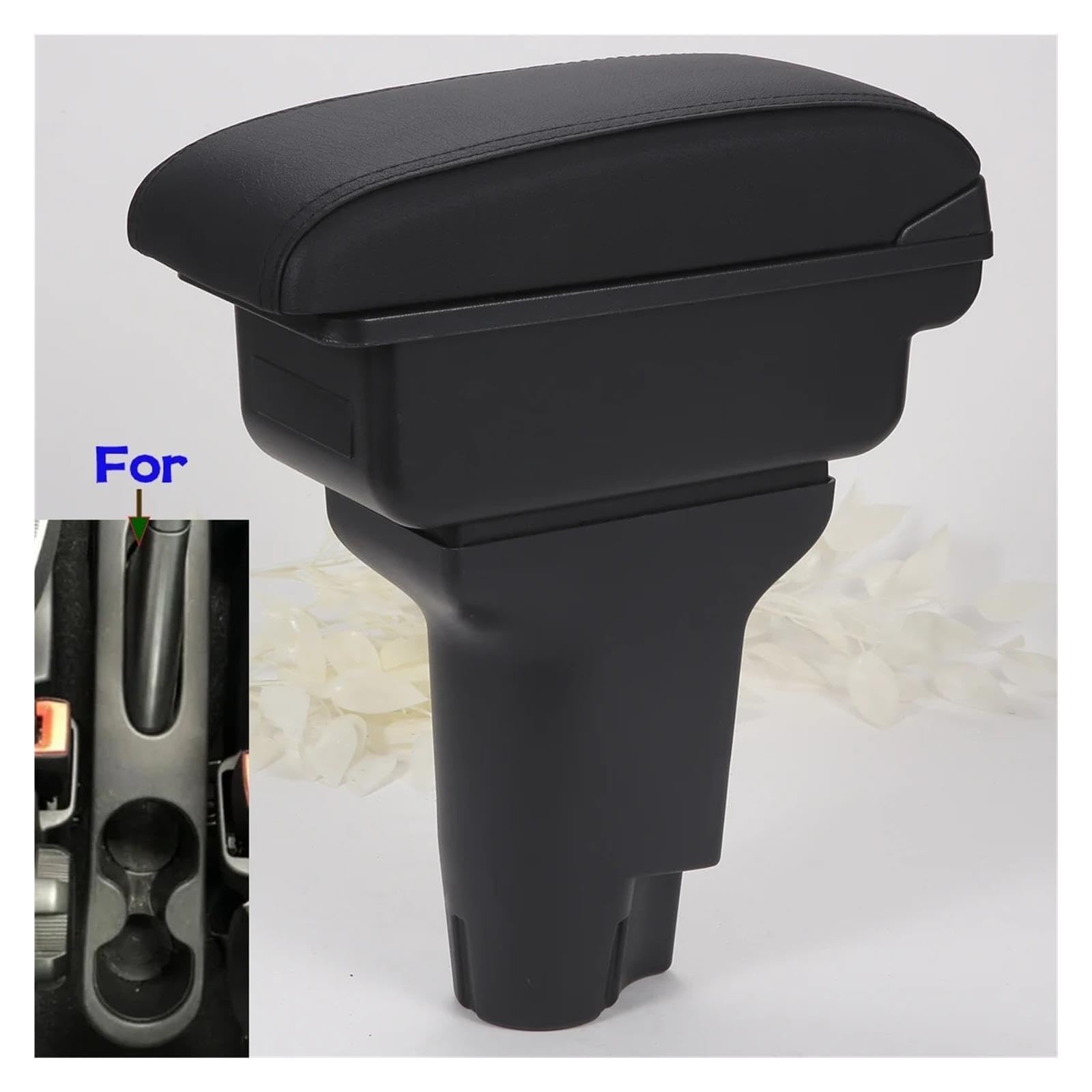 Para Fiat 500 12-2025 Caja Almacenamiento Reposabrazos Coche Reequipamiento
