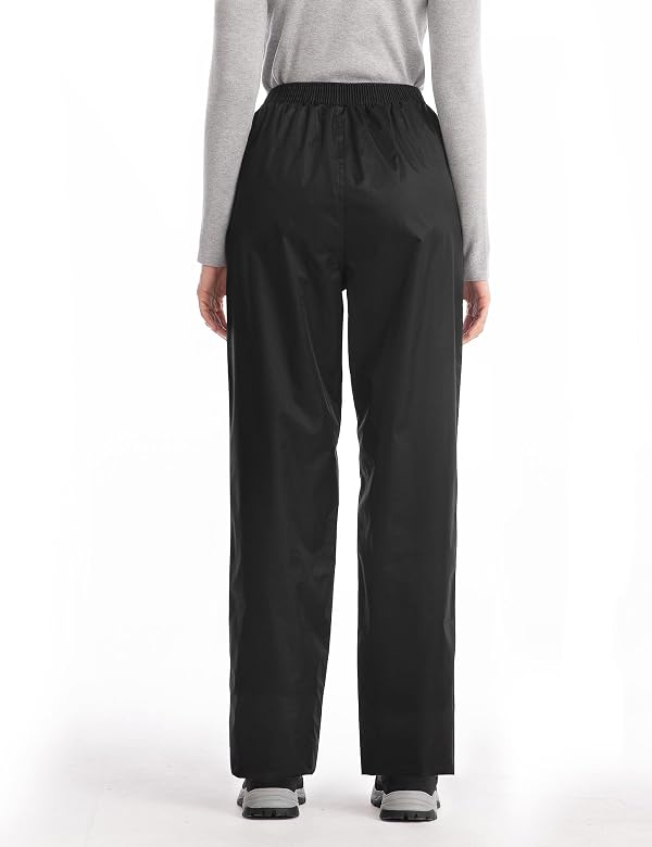 iCreek Women's Rain Pants Waterproof (Black X-Small/27 Inseam) by iCreek - Used condition - Image 2