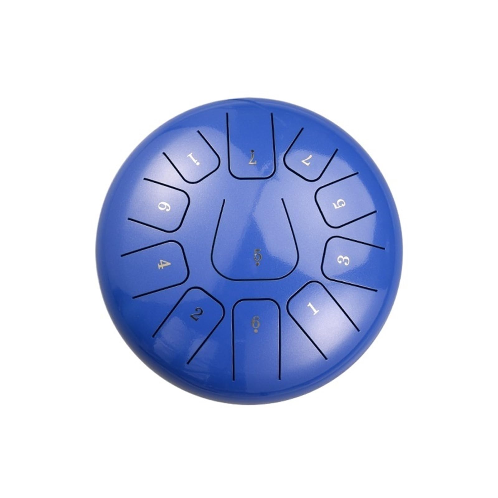 Tamburo in acciaio da 30,5 cm, strumento a percussione con borsa per libri musicali, tamburo, per educazione musicale, concerti, yoga, include mazzuole, colore blu, dimensioni 30 cm