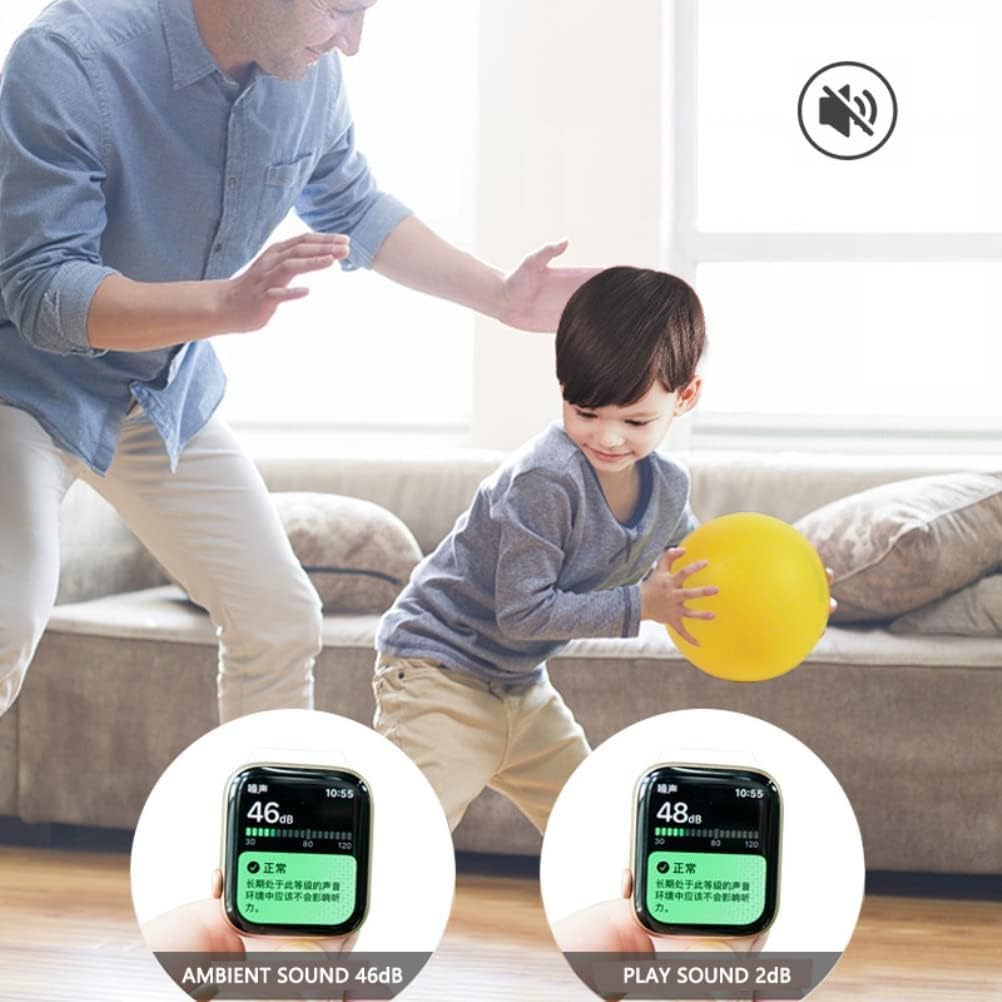 Sponge Soft Bouncy Ball 18CM Mute Ball for Kids Indoor Sports - Lightweight Noise Reduction in Orange, Green and More