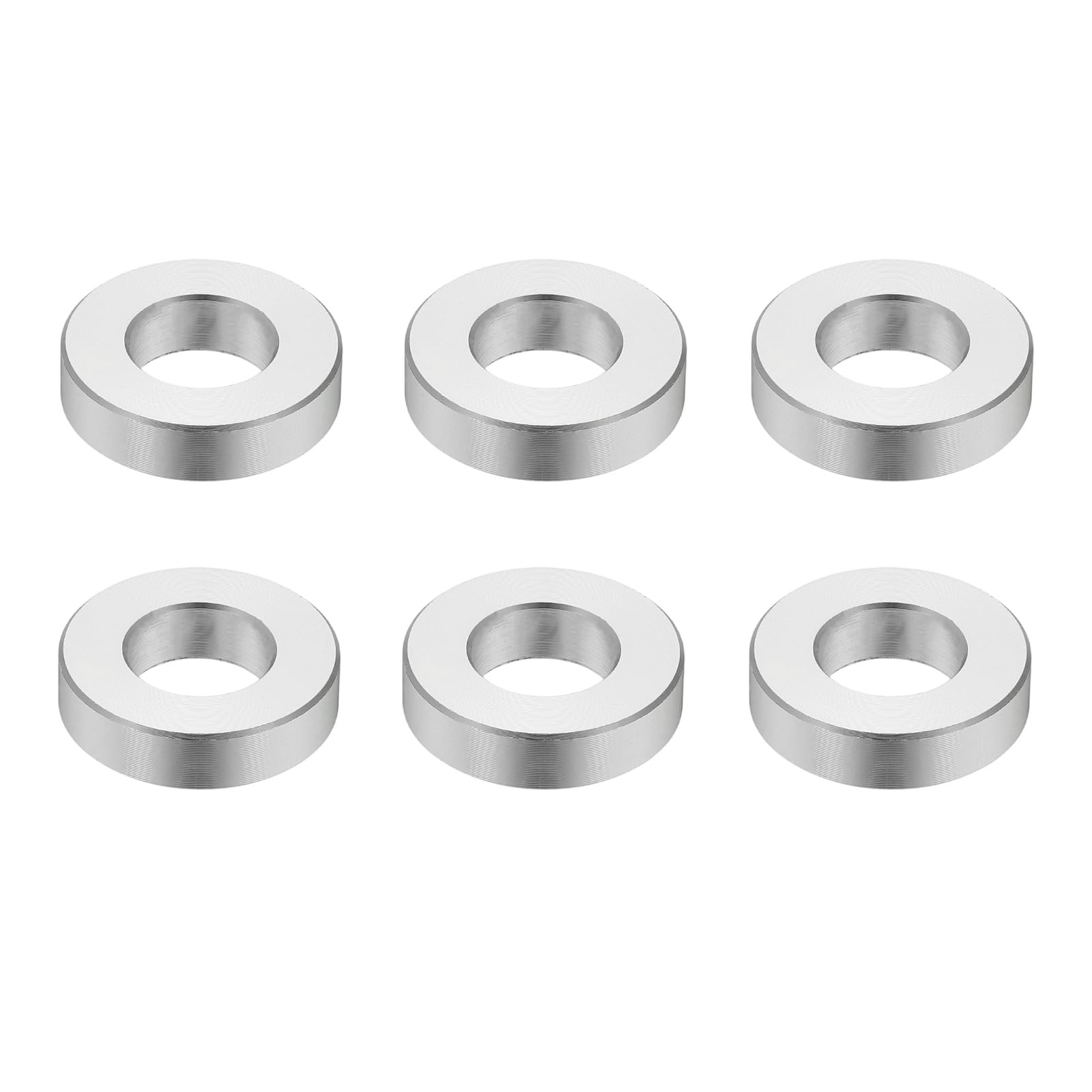 Entretoise aluminium non filetée argentée, bague de guidage pour boulon 5/16