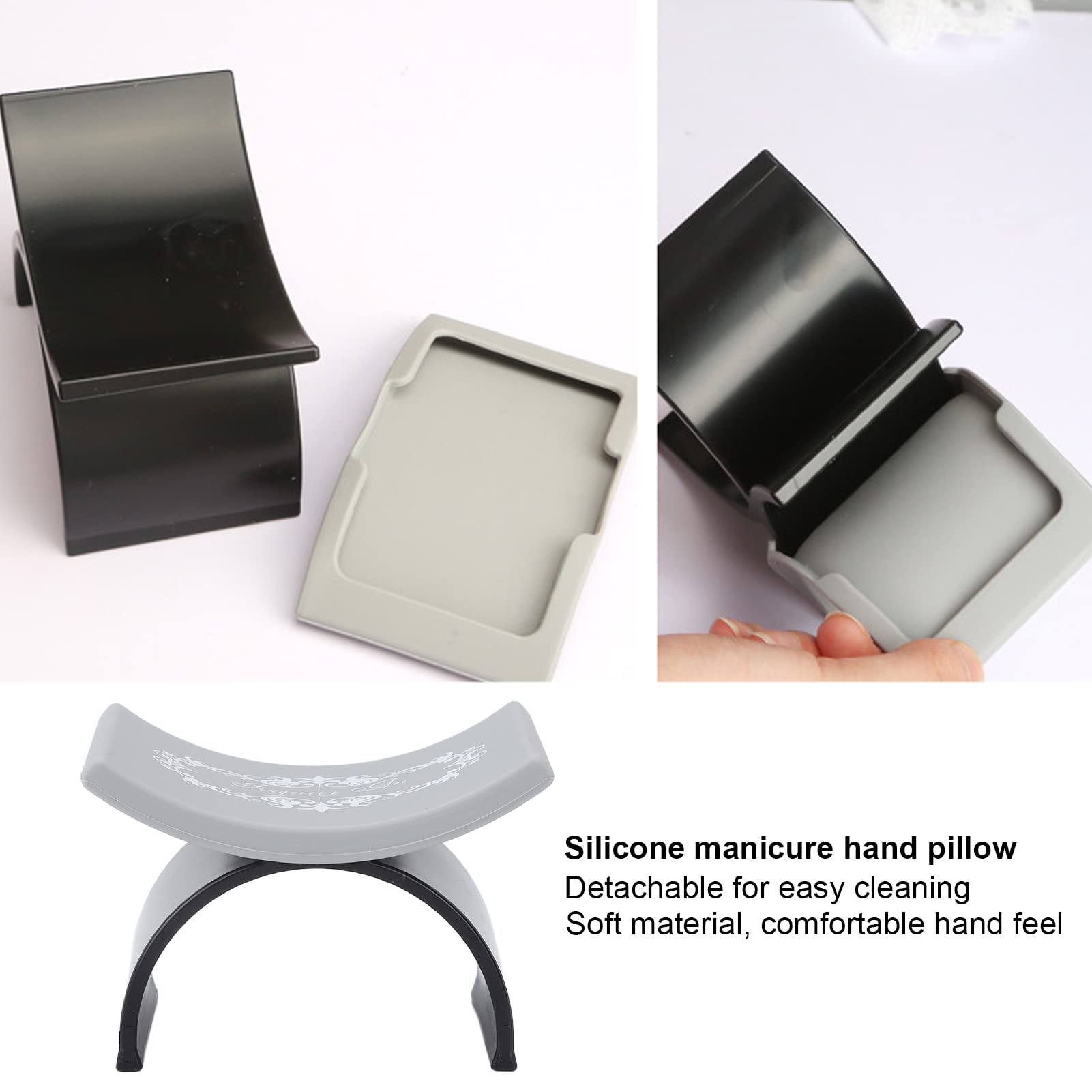 Manicure Hand Rest, Nail Hand Nail Arm Rest Cushion Stand - Image 4