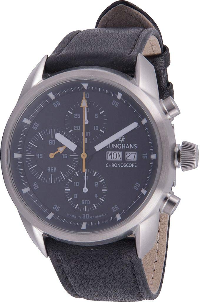 JUNGHANSArchimedes for Men Chronograph 027-4510.00 Leather Watch