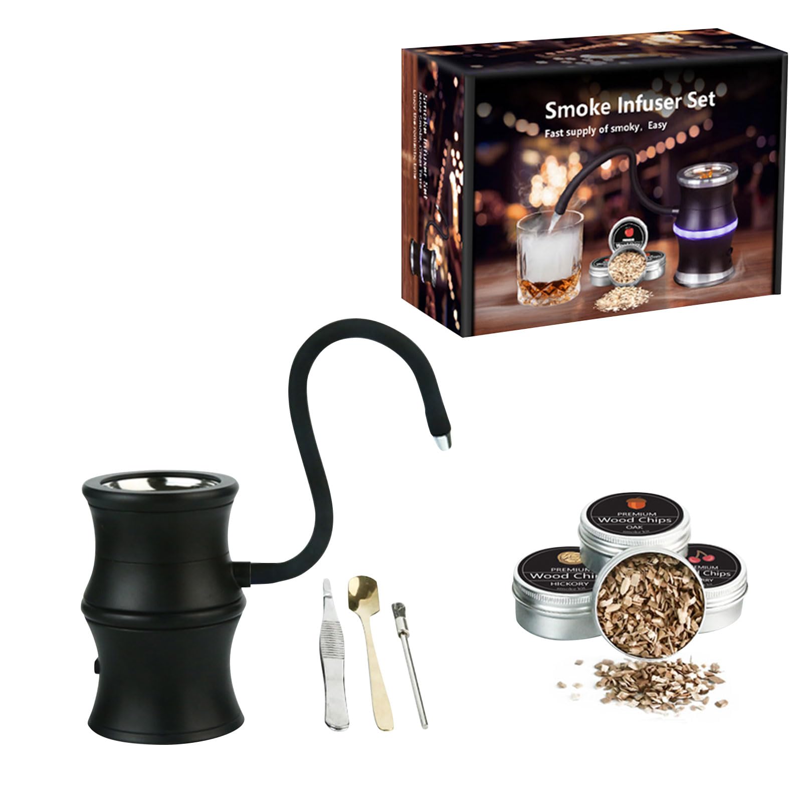 Nucelit Lavishness Drink Puffing Set with Multiple Tastes Cold Exhaust Technology Irish Liquor Addition Excellent Sires Day Transportable Exhaust Infuser for Irish
