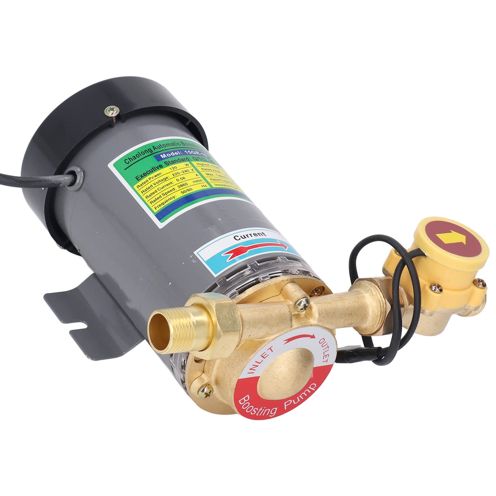 MECUTP Umwälzpumpe 120W - Druckerhöhungspumpe Auto/Manuell 25L/min