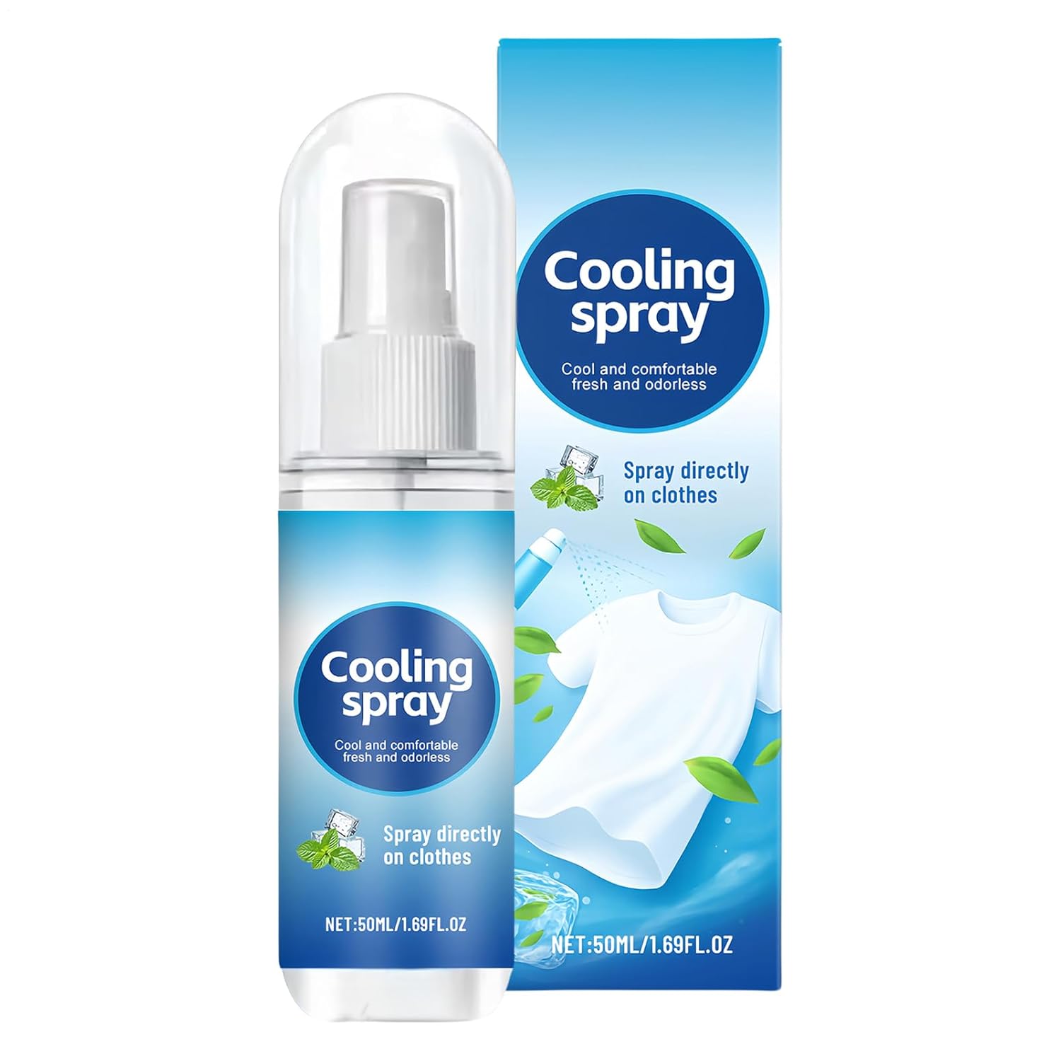 Refreshing Mist Textile Spray Body Care 50ml Teens Athletes Yoga Holiday Foot