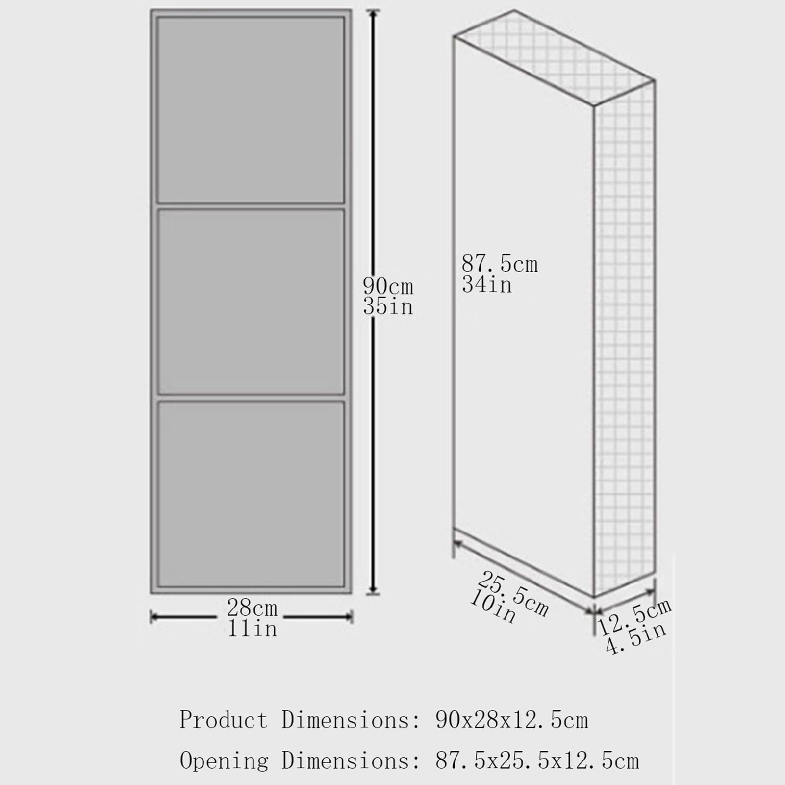 Edelstahl-Regal, Wandmontage, Trennwand für Badezimmer, Metall, TV-Ständer für Studio, Wohnzimmer, Clubhaus, Büro (Abmessungen:90 x 28 cm)