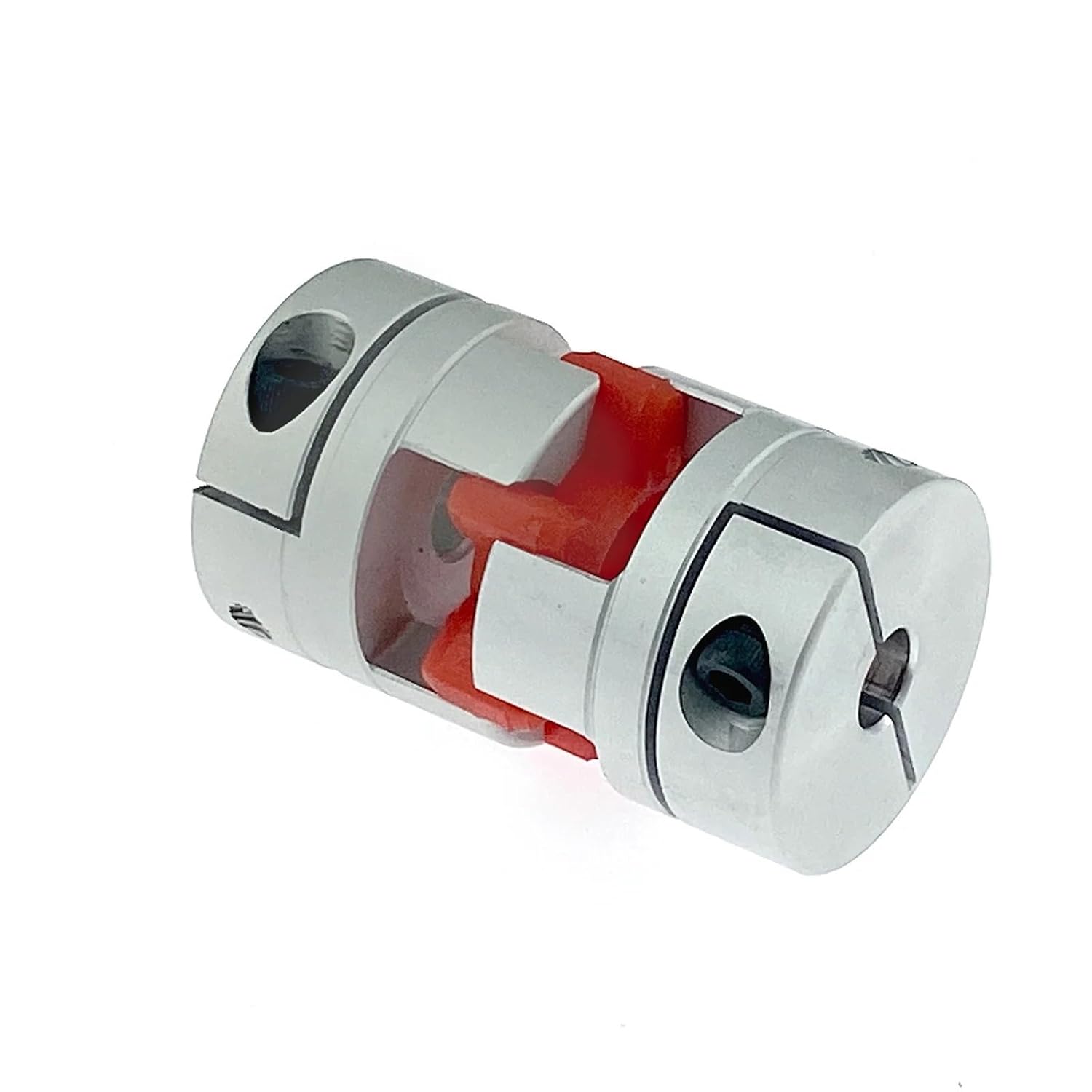 LM D65 L90 Flexible Plum Clamp Coupler D65L90 Shaft Size CNC Jaw Coupling 10/12/14/16/18/20/22/24/25mm 1Pcs(18mm)