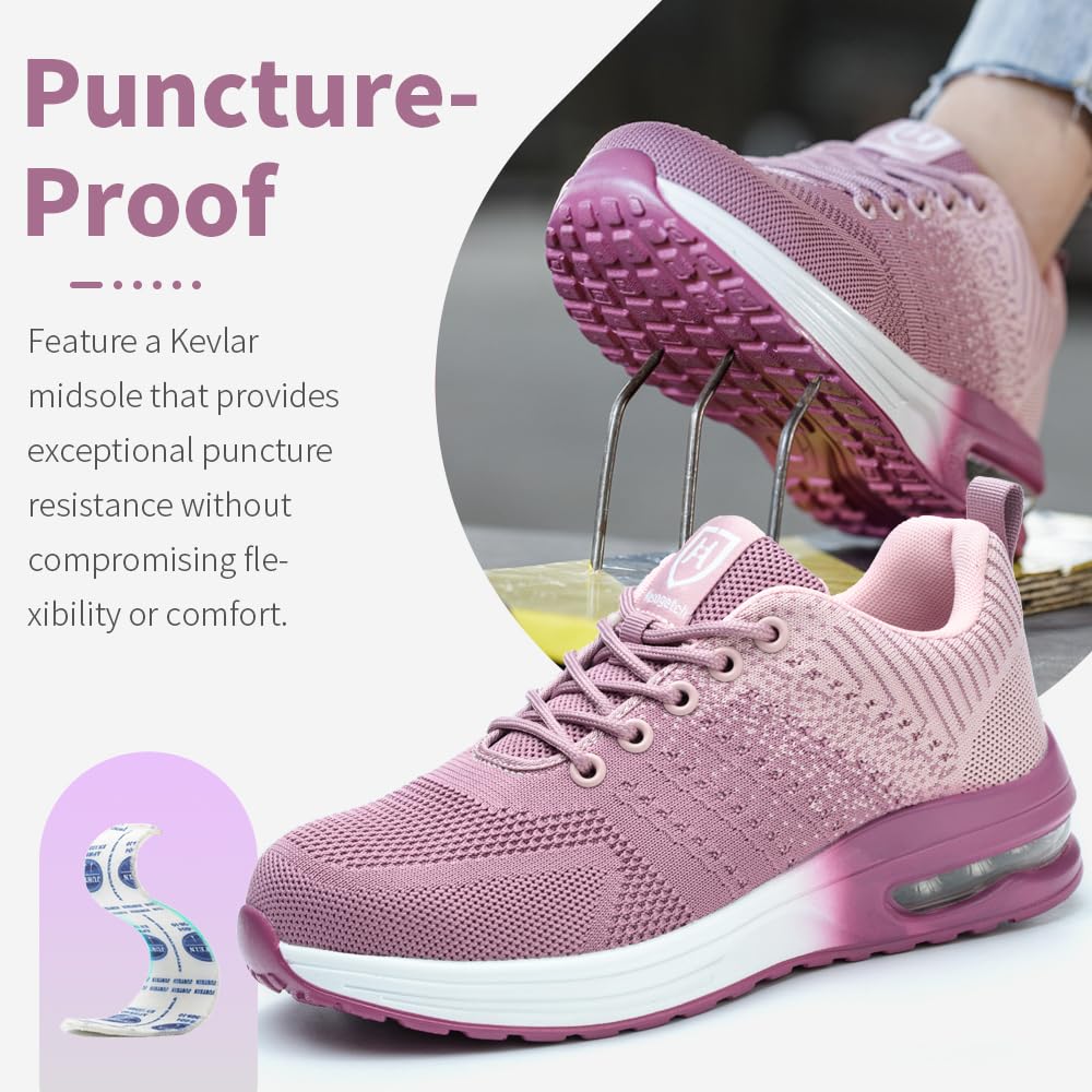 Scarpe Antinfortunistiche Uomo Donna Scarpe da Lavoroleggere Alte Comode Scarpe Sicurezza