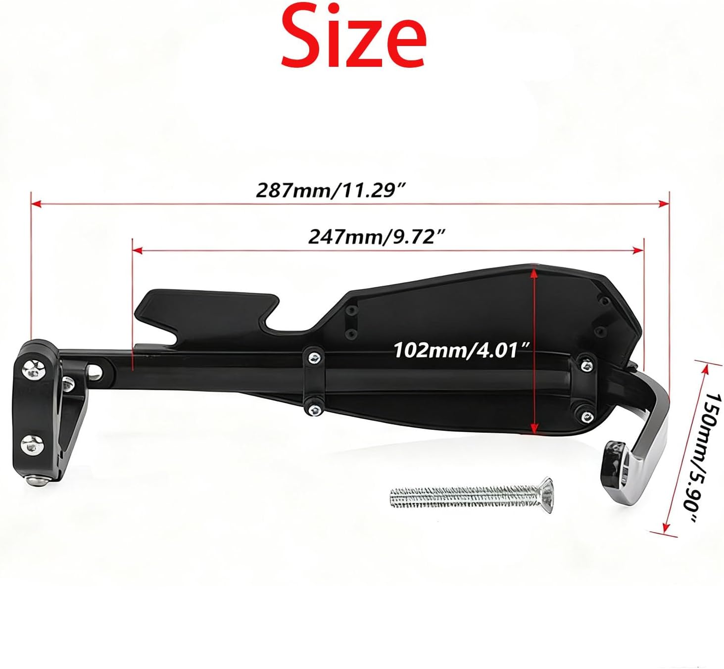 Motorcycle Aluminum Alloy Handguards Wind Cold Handlebar Protector Hand Guards Fit for B-MW R 1250 GS/1300 GS/F 750 GS/R 1200 GS