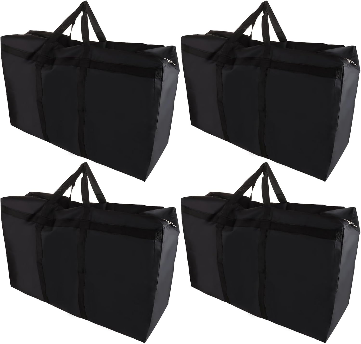 JMIATRY 4 Pack 100L Large Storage Bags with Zips, 600D Thicker