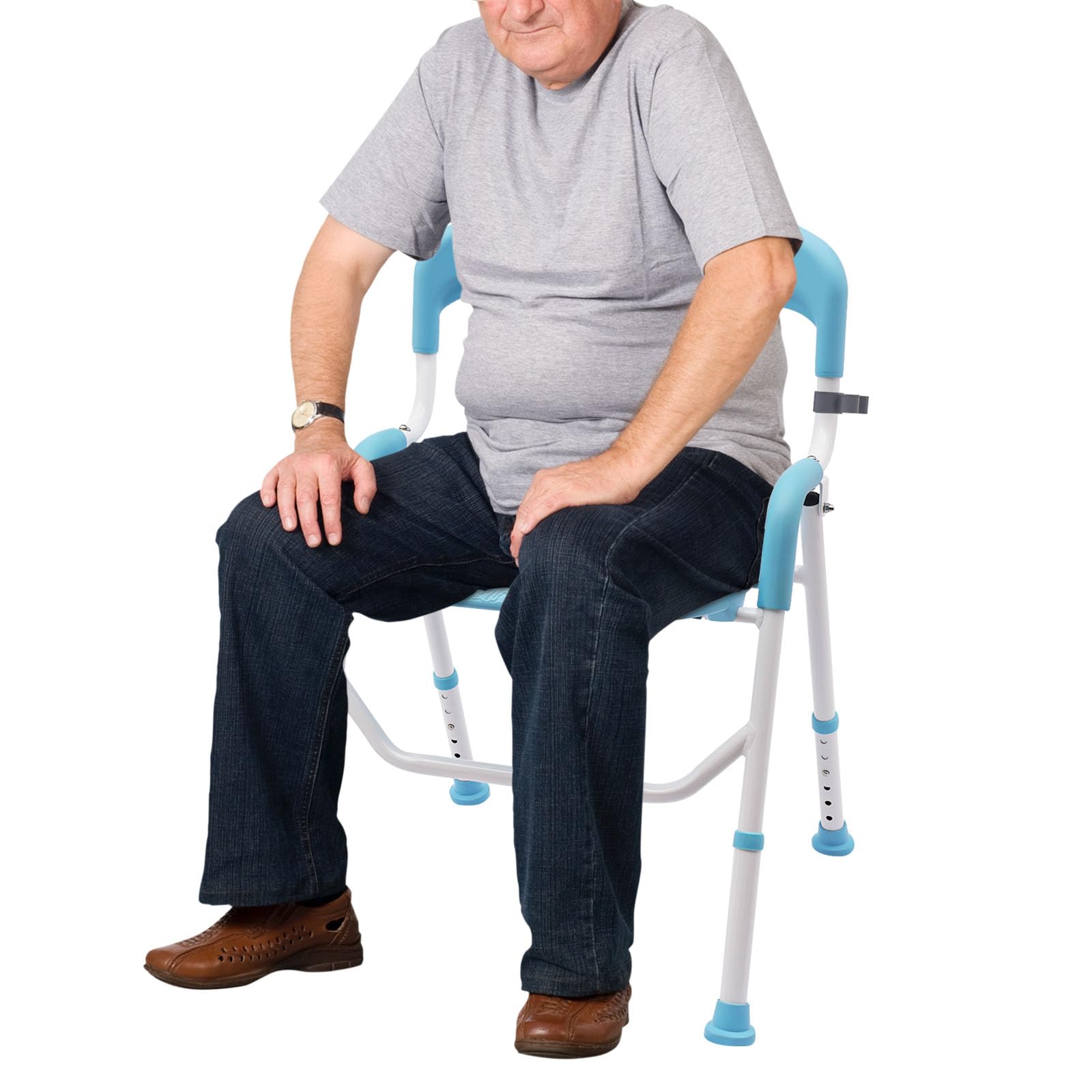Sgabello Doccia Pieghevole A Parete Può Essere Fisso Bambini Uso Sedile Sedia Sedile Adulto Pieghevole Aisance Alluminio Bidet Poco Ingombrante Sgabelli Doccia Bagno
