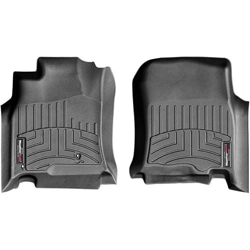 WeatherTech Custom Fit FloorLiners for Toyota 4Runner - 1st Row (440111), Black