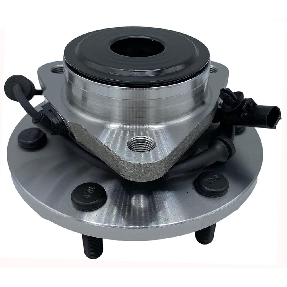 Front Wheel Bearing and Hub Assembly with ABS & 6 Lug, Compatible with 2012-2015 Nissan Armada, Titan (4x2 RWD), Aftermarket Replacement 515156