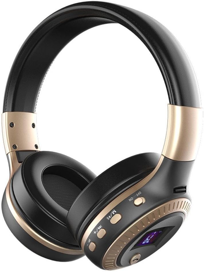 Menggood Wireless Headphones Bluetooth Hi-fi Stereo Headset Wireless Foldable Adjustable Earphones Wireless Noise Cancelling Headphones with Mic/FM Radio/TF/SD Card Slot For Laptop Computer Tablets PC and Other iPhone/Android Smartphones